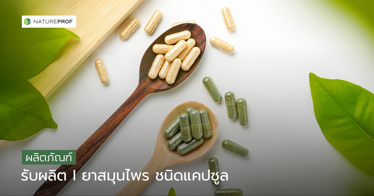 รับผลิตยาสมุนไพรชนิดแคปซูล